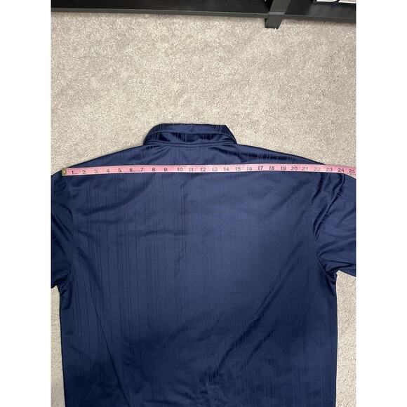 Nike Golf Dri Fit Polo Shirt Mens XL Blue Stripe Activewear Athleisure - Picture 8 of 9